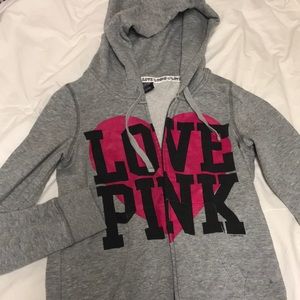Victoria Secret Pink zip up hoodie